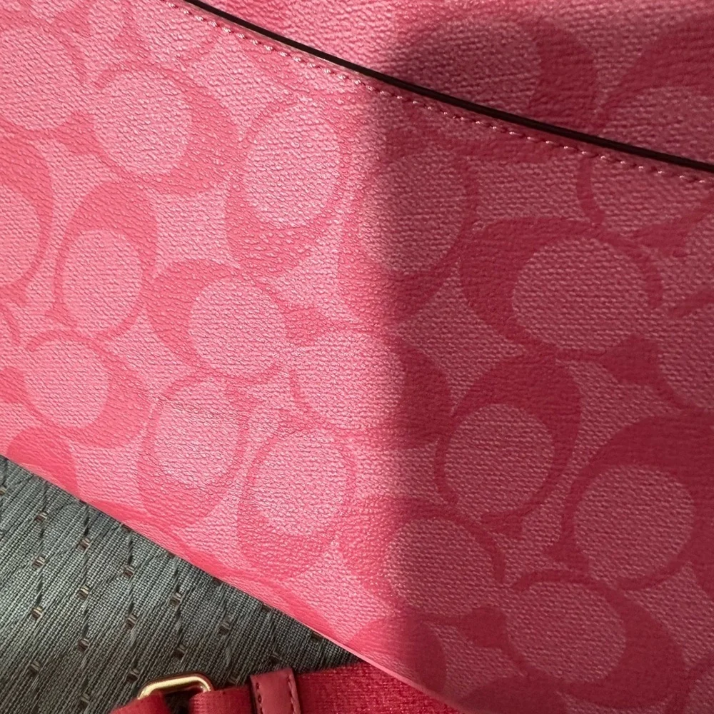 Coach Signature Pink Crossbody Bag